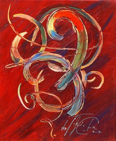 Schilderij getiteld "Rustico" door Caterina Lo Vaglio, Origineel Kunstwerk