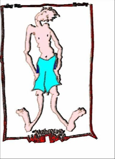 Drawing titled "wunderkind" by Robert Witherspoon, Original Artwork
