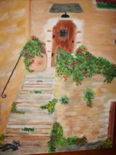 Peinture intitulée "la provence" par Soisic, Œuvre d'art originale, Huile