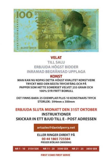Painting titled "Poster5Swedish72dpi…" by Daniel Perry, Original Artwork