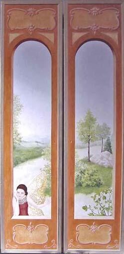 제목이 "portes de placards…"인 미술작품 Françoise Néri (Framine)로, 원작, 기름