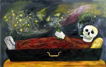 Pintura titulada "Grateful death" por Ignacio Navarro, Obra de arte original