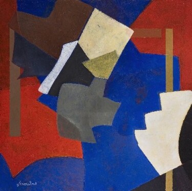 TRANSPARENCES TR 07 / 02 Peinture intitulée "TRANSPARENCES TR 07…" par Georges Troubat, Œuvre d'art originale, Huile