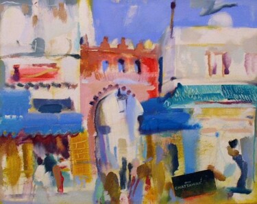 Painting titled "larache" by Ilgvars Zalans, Original Artwork, Oil