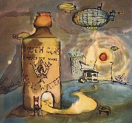 Peinture intitulée "Old ginger beer bot…" par Bozena Kwiatkowska, Œuvre d'art originale