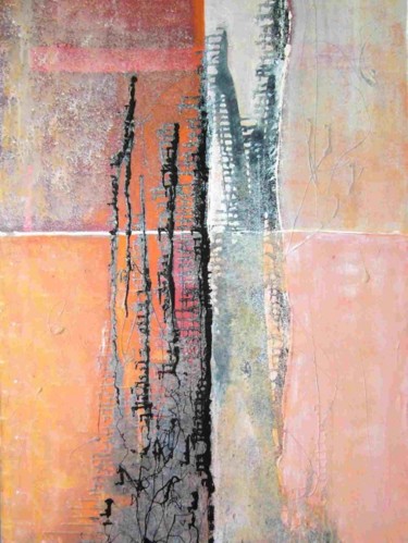 Peinture intitulée "Guerre chaude" par Jypc, Œuvre d'art originale