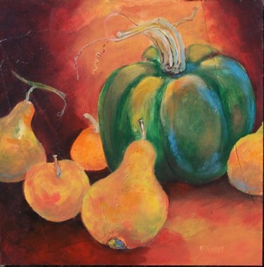 Peinture intitulée "... des légumes d'a…" par Anne-Frédérique Ferret, Œuvre d'art originale