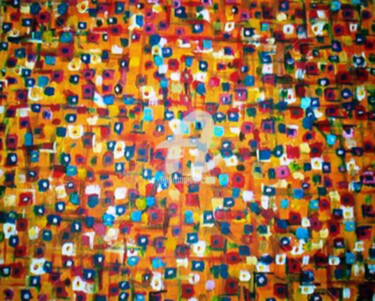 Painting titled "Painel Abstracto so…" by André Da Luz (luxbridge), Original Artwork, Oil