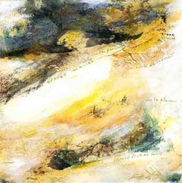 Peinture intitulée "MEDITERRANEE 1" par Bergerot-Jones Catherine, Œuvre d'art originale