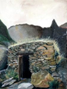 Peinture intitulée "Arriege-Orries dans…" par Jean Parraud, Œuvre d'art originale