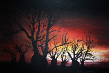 Pintura titulada "The Wake" por Tommietommie, Obra de arte original, Acrílico