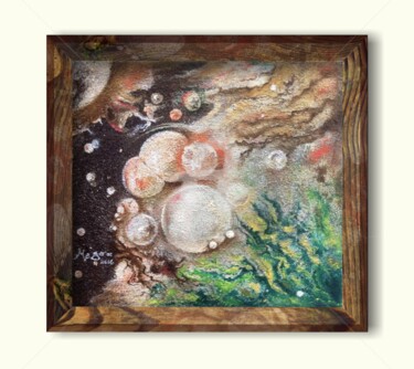 Картина под названием "Micro Universe" - Mego, Подлинное произведение искусства, Масло