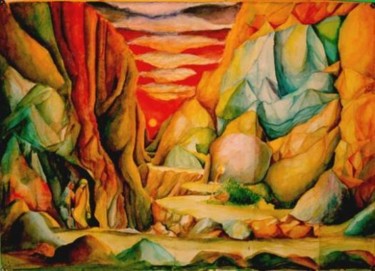 Pittura intitolato "X05.jpg" da Raimondo Gambino, Opera d'arte originale