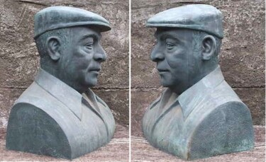 Pintura titulada "Pablo Neruda" por Mario Morasan, Obra de arte original