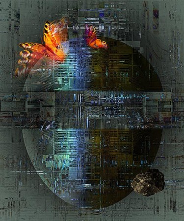 Peinture intitulée "ESCAPE" par Pix-Peinture Kabuki, Œuvre d'art originale, Huile