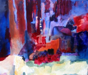 Peinture intitulée "l'envers des contes" par Noëlle Dauby, Œuvre d'art originale