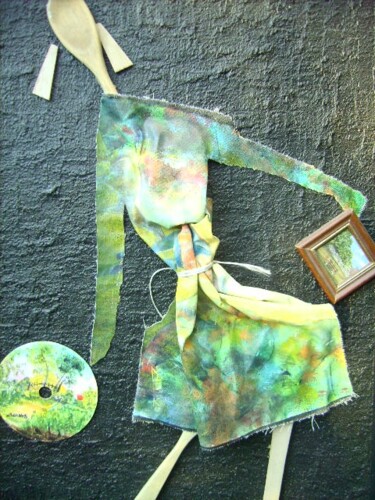 Sculpture intitulée "Jeune fille à la ju…" par Bruno Briatte, Œuvre d'art originale, Huile