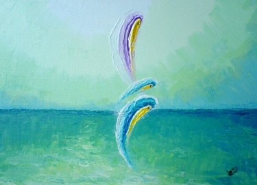 "Impression Céleste…" başlıklı Tablo Aberius tarafından, Orijinal sanat, Petrol