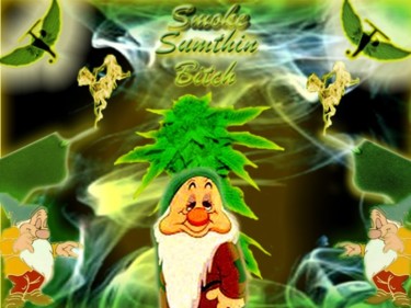 Digital Arts titled "Smokin somethin bit…" by Bellvy, Original Artwork
