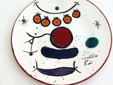 Design intitulée "Assiette en céramiq…" par Nikko Kali, Œuvre d'art originale, Céramique