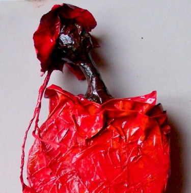 Peinture intitulée "Terre rouge, hommag…" par Anne-Frédérique Ferret, Œuvre d'art originale