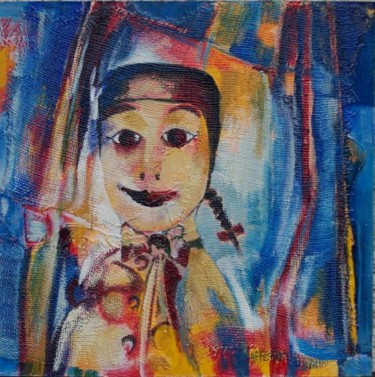 Peinture intitulée "guignol" par Anne-Frédérique Ferret, Œuvre d'art originale