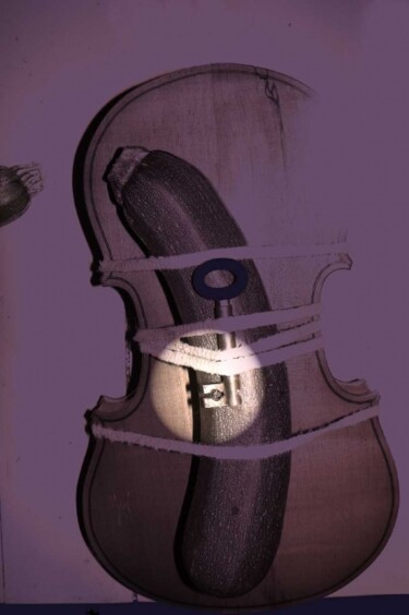 Digital Arts titled "'t Heilige Courgett…" by Rob Arbouw, Original Artwork, Digital Painting