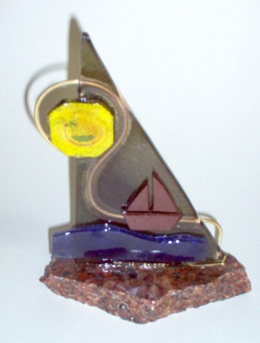Sculpture titled "Sunset" by Jmarc, Original Artwork