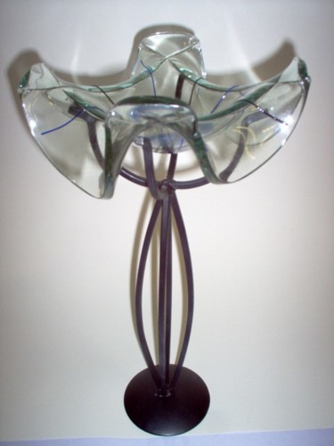 Sculpture titled "Fantasy Flower" by Jmarc, Original Artwork