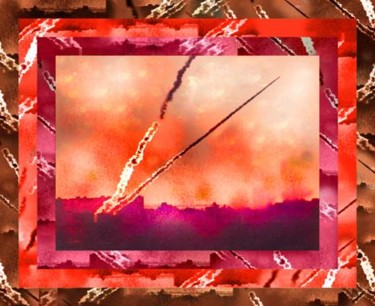 Pintura titulada "Derecho de los fueg…" por Hilda De Urrutia, Obra de arte original