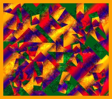 Pintura titulada "Revoloteo 22" por Hilda De Urrutia, Obra de arte original