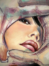 Drawing titled "i can see you" by Mimi Yoon, Original Artwork