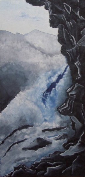Pintura titulada "Buits Acumulats  N20" por Elvira Margalef, Obra de arte original, Oleo