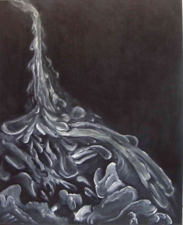 Pintura titulada "Buits Acumulats  N7" por Elvira Margalef, Obra de arte original, Oleo