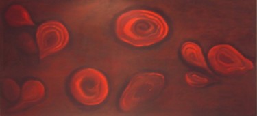 Pintura titulada "Buits Acumulats  N6" por Elvira Margalef, Obra de arte original, Oleo