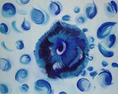 Pintura titulada "Buits Acumulats  N2" por Elvira Margalef, Obra de arte original, Oleo