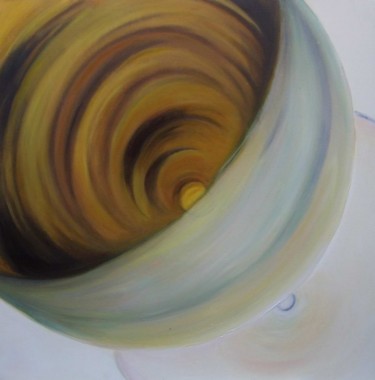 Pintura titulada "La llum a traves de…" por Elvira Margalef, Obra de arte original, Oleo