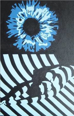 Pintura intitulada "Verão Azul" por Ana Couceiro, Obras de arte originais