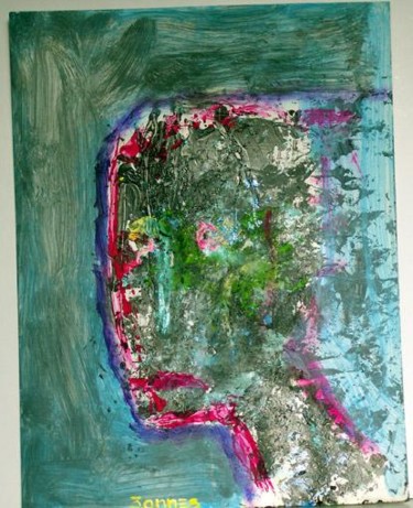 Peinture intitulée "Sous-France (7)" par Denis Bonnes, Œuvre d'art originale, Huile