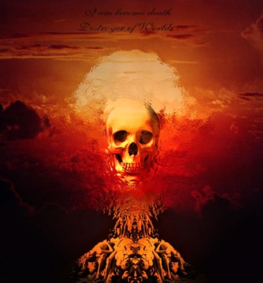 Painting titled "I am become Death" by Coupe Mike, Original Artwork