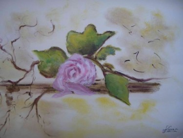 Pintura titulada "La Reina de las Flo…" por Elvira Margalef, Obra de arte original, Oleo