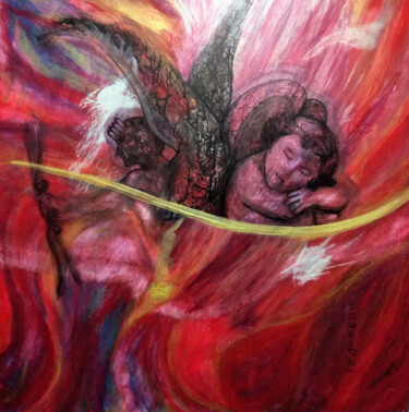 Pintura titulada "Anhelo" por Fabiola Porras, Obra de arte original, Acrílico
