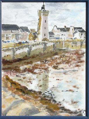 Peinture intitulée "Place de la Républi…" par Nathalie Torrents, Œuvre d'art originale