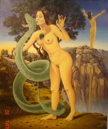 the agreement - l'entente Painting titled "the agreement - l'e…" by Gyuri Lohmuller, Original Artwork, Oil