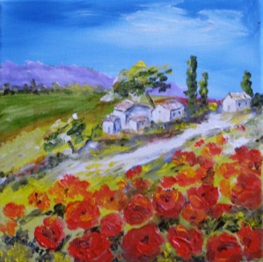 provence 3 Peinture intitulée "provence 3" par Géraldine Streichert, Œuvre d'art originale, Huile