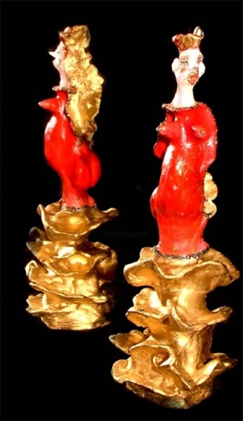 Peinture intitulée "Elfe...ou rien !" par Emilie Teillaud, Œuvre d'art originale