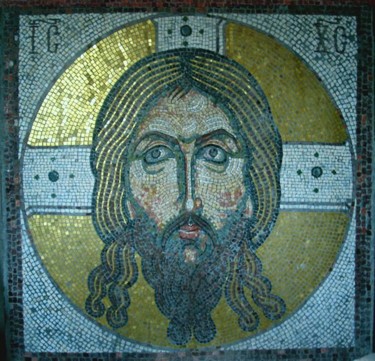 Painting titled "Christ" by Aleksej Daniel Djermanovic, Original Artwork