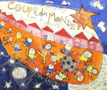 Peinture intitulée "Coupe du monde" par Mika, Œuvre d'art originale