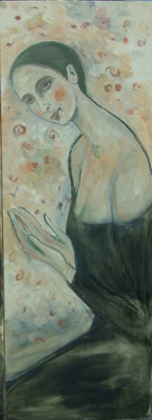 Painting titled "Natalia Goncharova" by Aleksej Daniel Djermanovic, Original Artwork