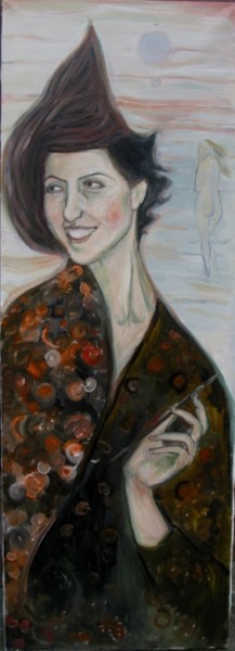 Painting titled "Milena Pavlovic Bar…" by Aleksej Daniel Djermanovic, Original Artwork